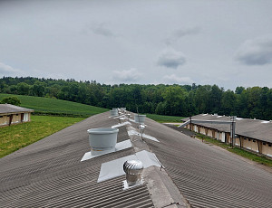 Rekonstrukce opláštění zemědělské haly